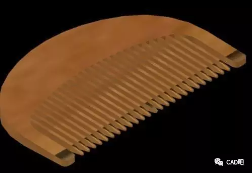 CAD教程—AutoCAD三维建模梳子的图18